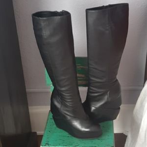 Allsaints tall leather boots